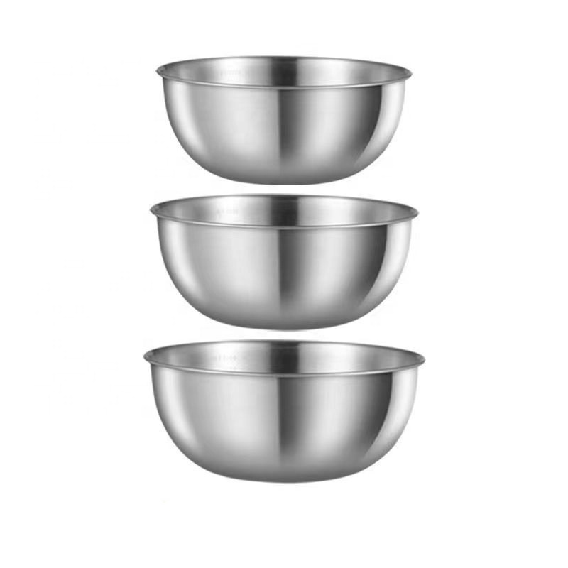 Factory Directly Sell Salad Bowl Stainless Steel Mixing Bowl