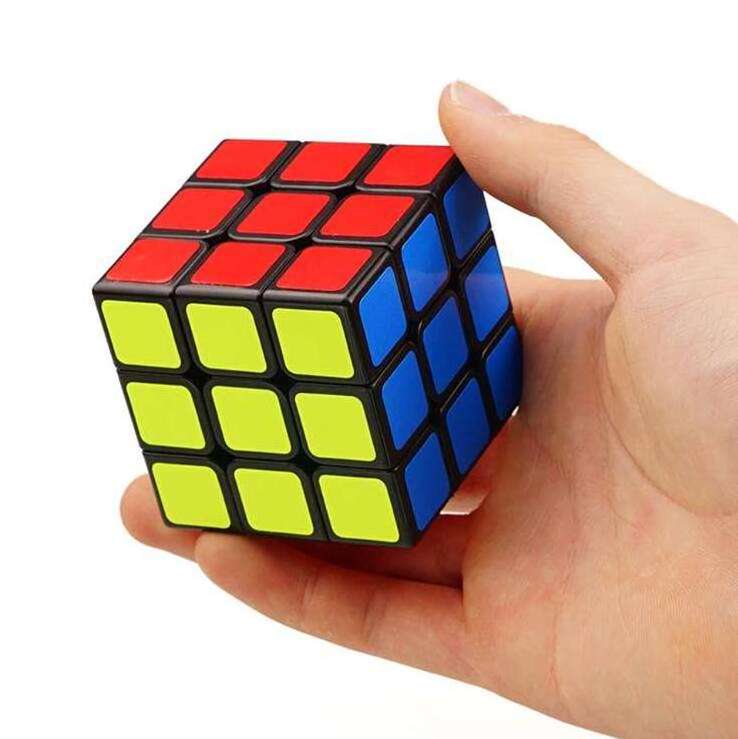 Hot Selling Third-order Stickers Magnetic Puzzle Cube Game Children's Educational Toys Magic Cube 3*3