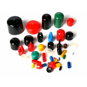 Color PVC soft thread dustproof thread protection insulated end cap rubber bolt protectors Vinyl Soft PVC Round End Cap