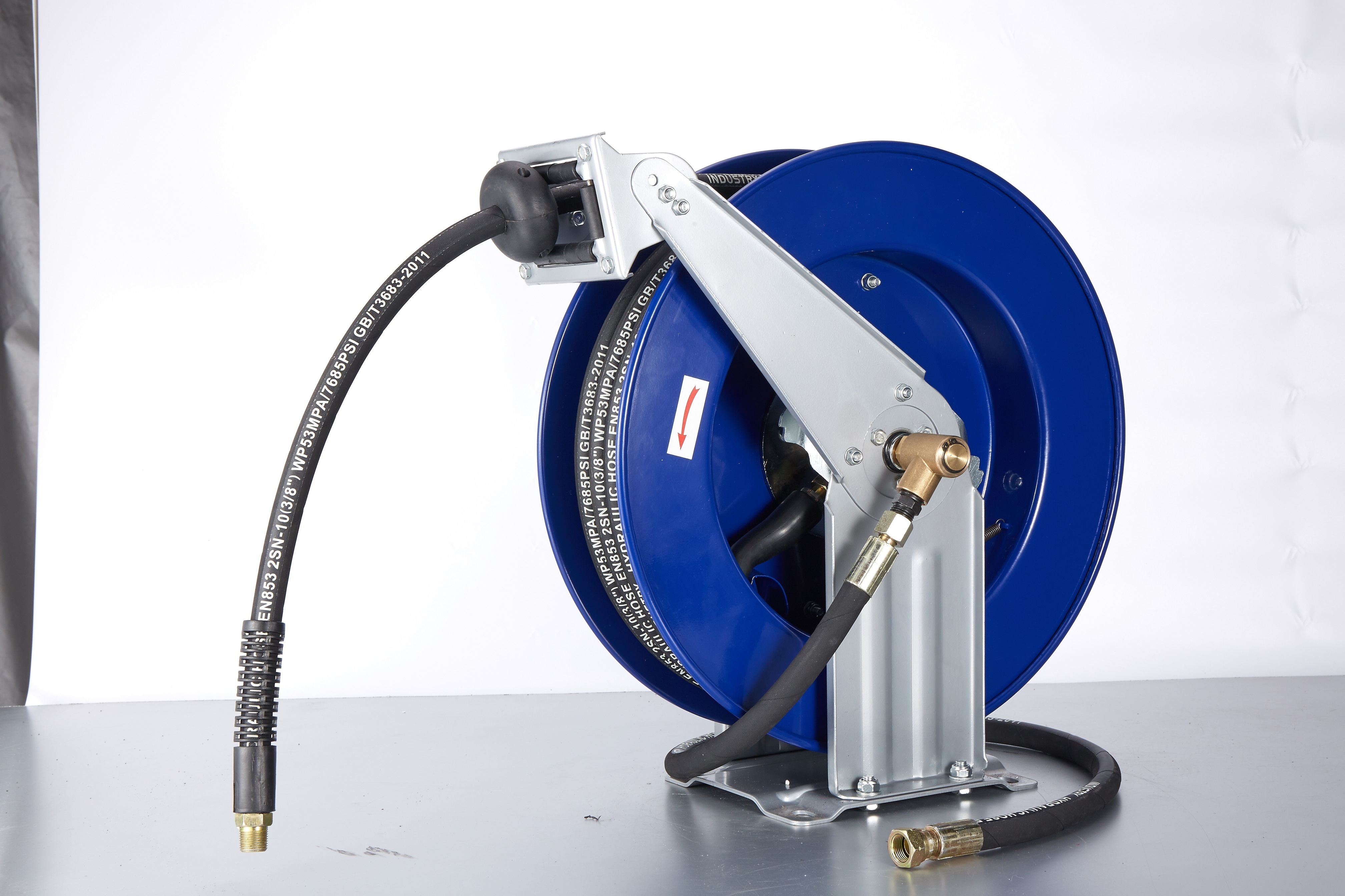 Stainless steel air hose reel, grease air hose reel, oil hose reel