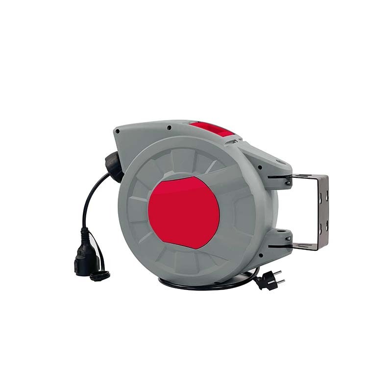 heavy duty retractable cord reel with 50 FT extension cable