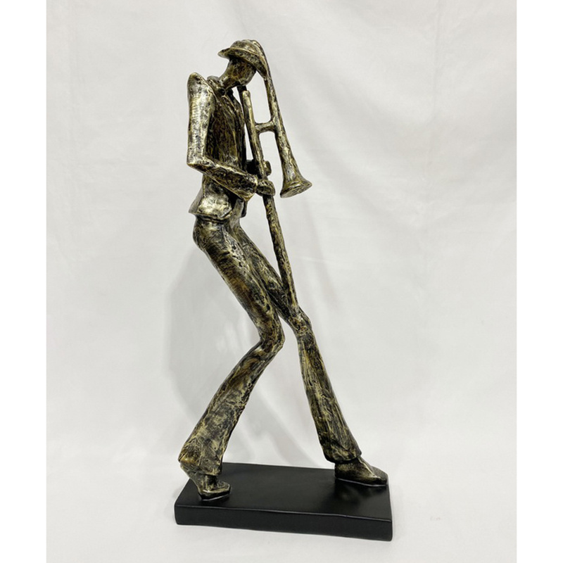 Handicraft Music Figurine Resin Crafts musician players Home Decoration  Decorative Sculpture Figurine Handmade Carved