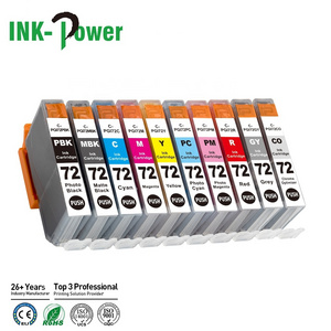 INK-POWER PGI 72 PGI72 PGI-72 Premium Compatible Color Inkjet Ink Cartridge for Canon PIXMA Pro-10 PRO-10S Pro 10 10S Printer