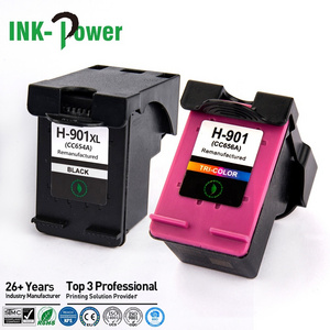 INK-POWER 901 901XL 901 XL Premium Remanufactured Color Inkjet Ink Cartridge for HP Officejet J4580 Printer