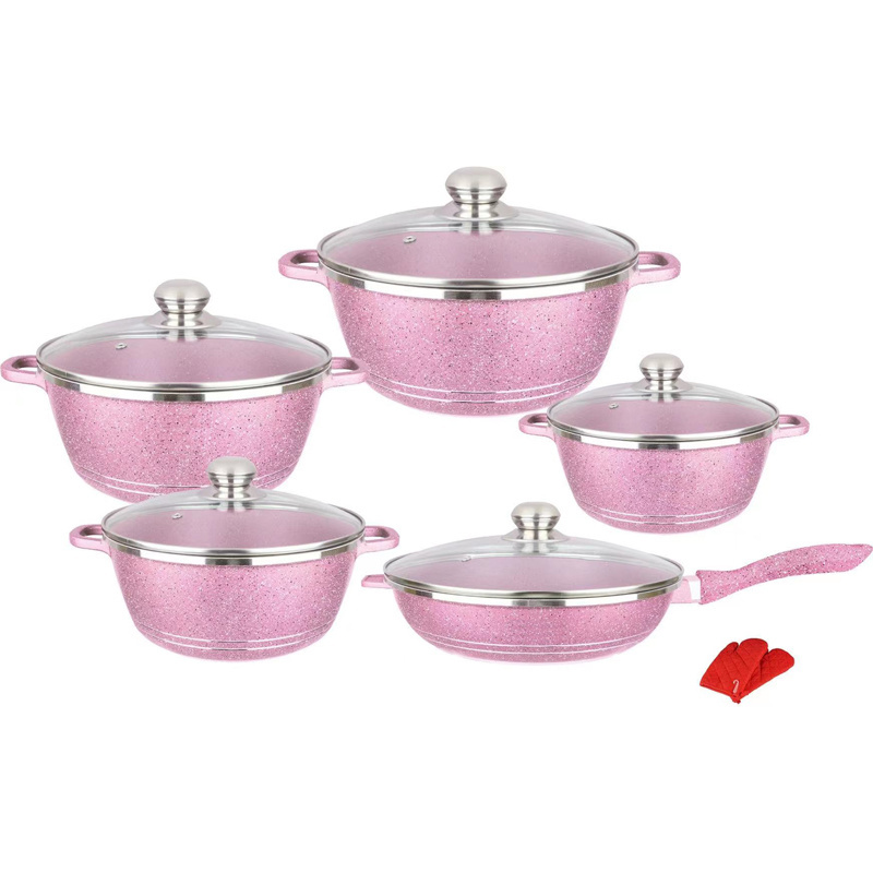 Safety Assured 12 Pcs Cookware Set Quality New Cookware Wholesale Authentic Kitchen Cookware