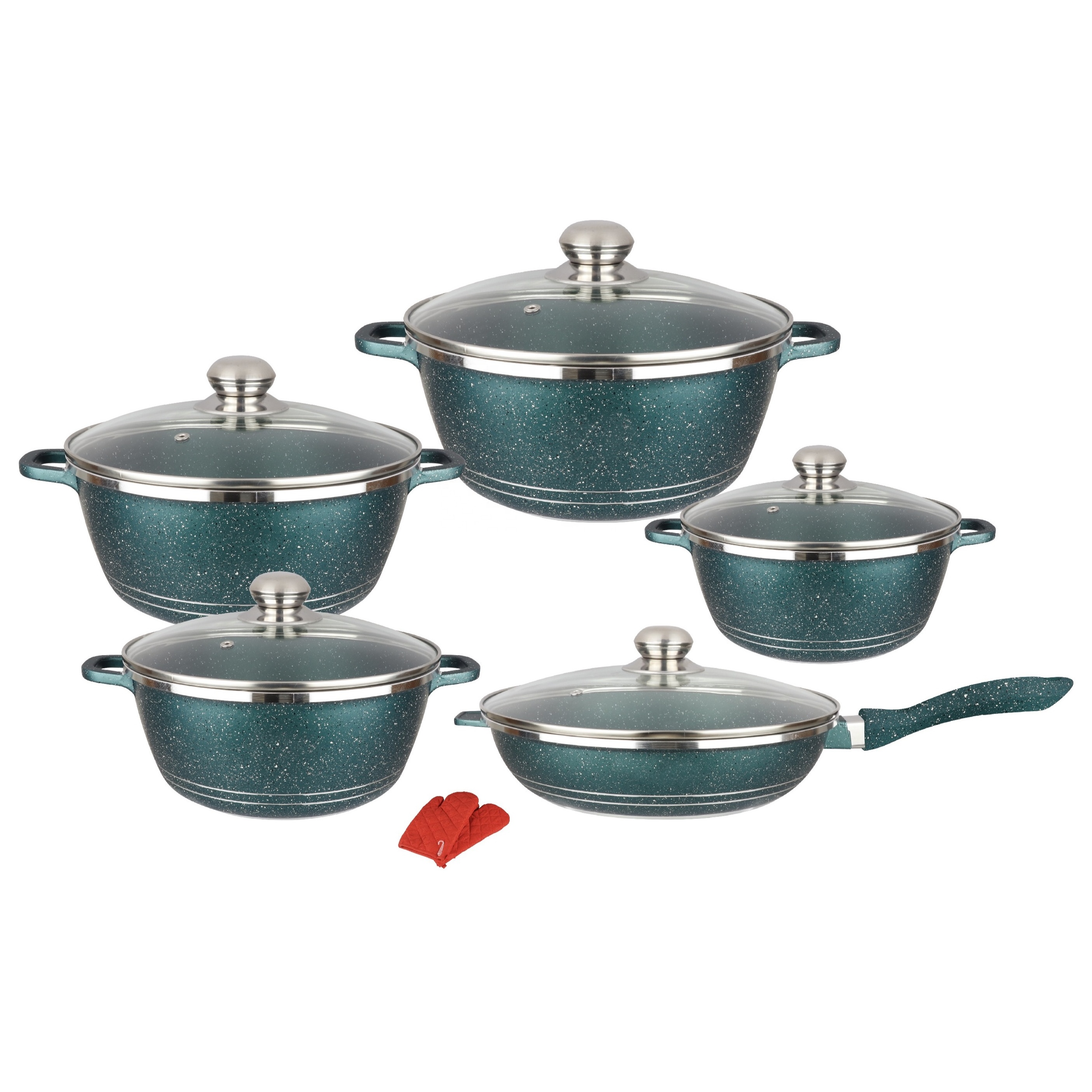 Safety Assured 12 Pcs Cookware Set Quality New Cookware Wholesale Authentic Kitchen Cookware