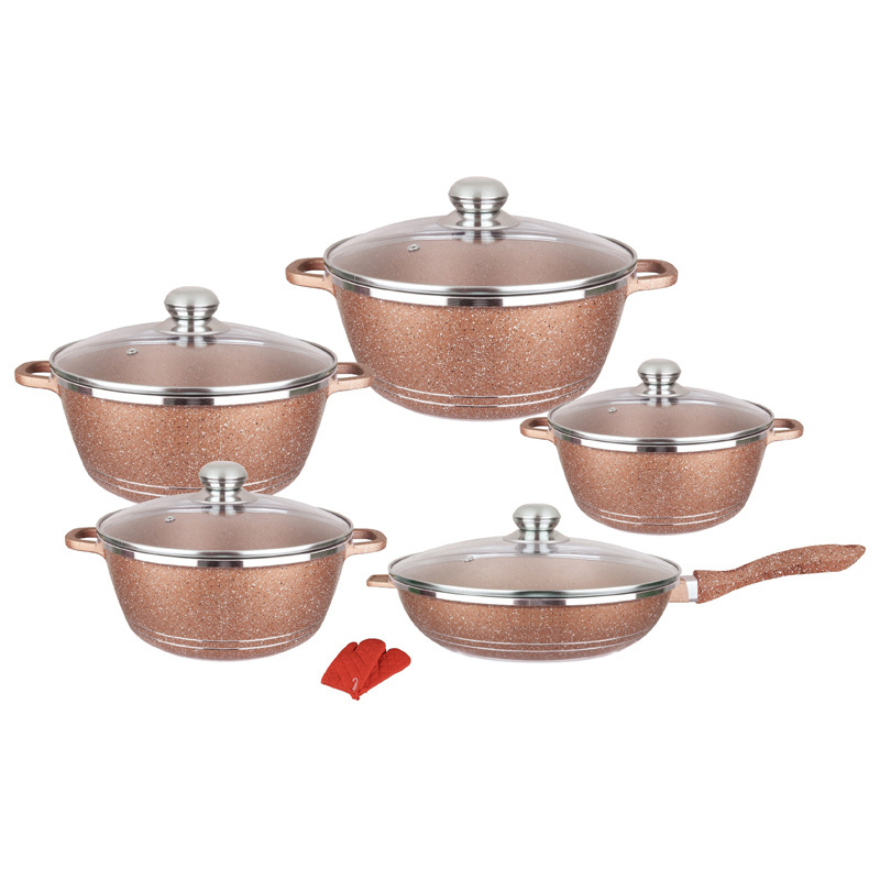 Safety Assured 12 Pcs Cookware Set Quality New Cookware Wholesale Authentic Kitchen Cookware