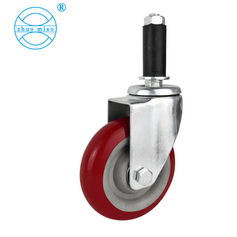 Wholesale 75mm 3 Inch Dual Bearing Casters with Swivel Locking Casters Heavy Duty Caster Wheels for Workbench Shopping Cart