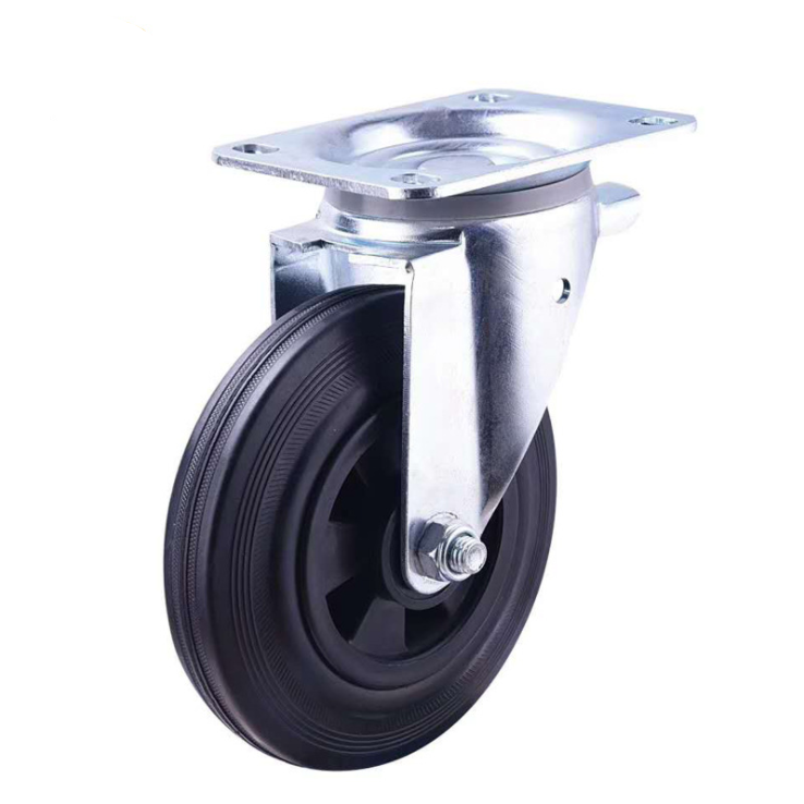 China heavy duty 3/4/5 inches castor  locking swivel brake trash can wheels waste bin waste cart casters wheels