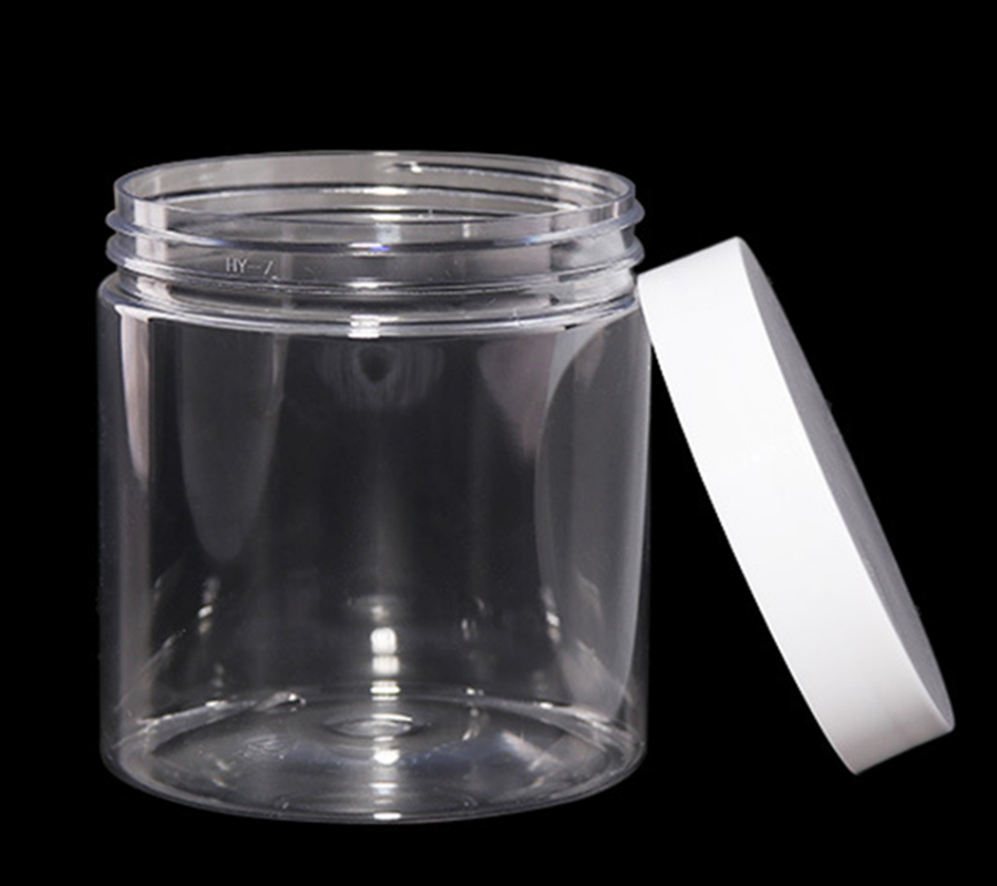 1 Oz Plastic Jars, Round Clear Cosmetic Pot Jars Empty Small Cosmetic Containers with Lids