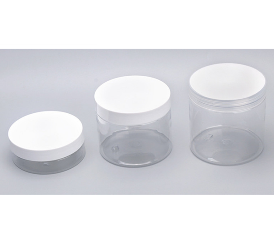 1 Oz Plastic Jars, Round Clear Cosmetic Pot Jars Empty Small Cosmetic Containers with Lids