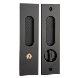 HOT SELL Zinc Alloy Cavity Pocket Door,Mortise Sliding Barn Door Locks,sliding door double sided door lock set