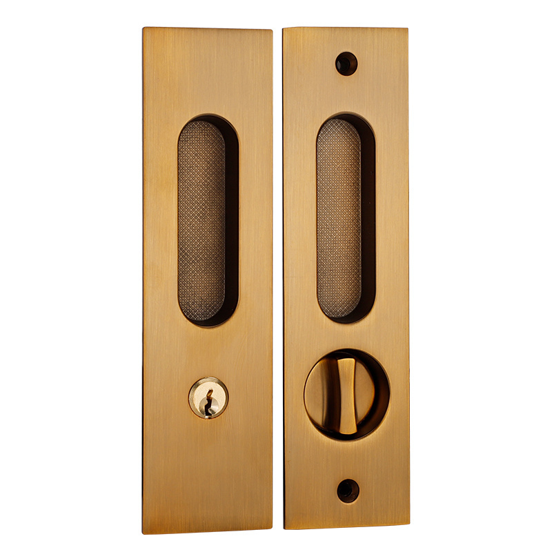 HOT SELL Zinc Alloy Cavity Pocket Door,Mortise Sliding Barn Door Locks,sliding door double sided door lock set