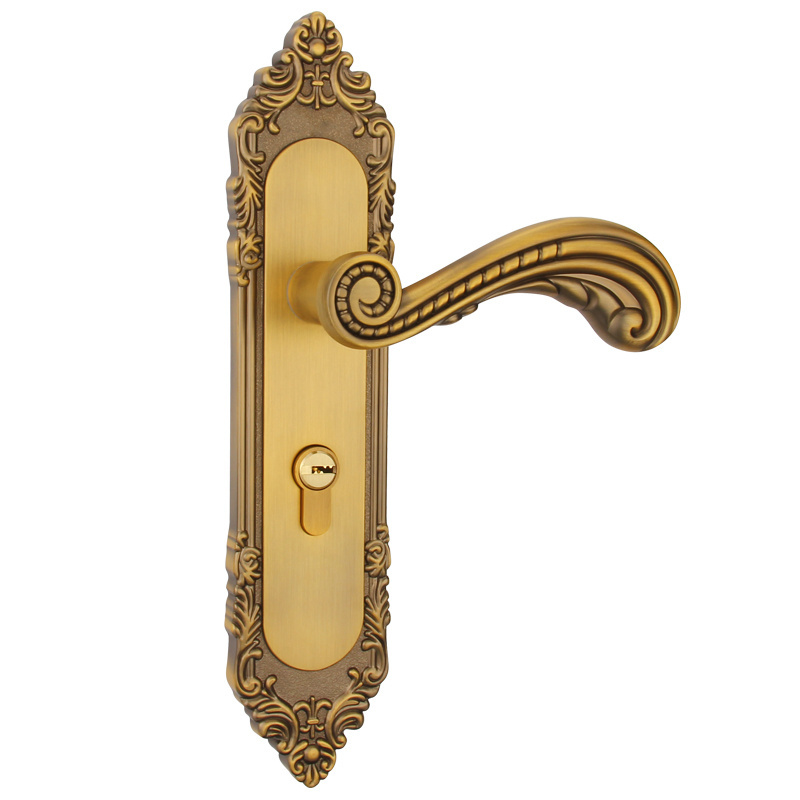 Factory Wholesale  Hotel Room Wooden Door Handle Lock Set,privacy security interior mortise lock door handle for wooden door