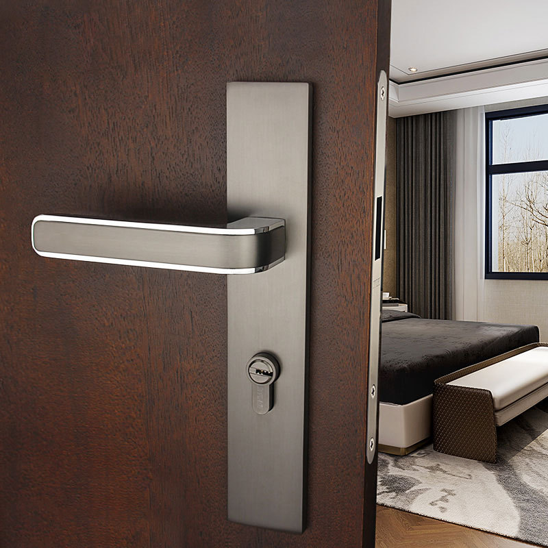 Most Popular American Key Door Lock, High Standard Silent Tubular Entrance Door Lock Handle