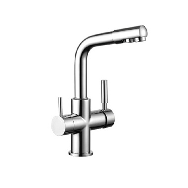 China Manufacturers Brass Tap Three Way Faucet Kitchen Water Faucets