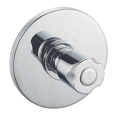 Chrome Concealed One Lever Handle 4-Port Shower Diverter Valve