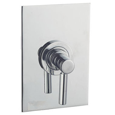 Chrome Concealed One Lever Handle 4-Port Shower Diverter Valve