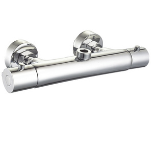 Brass Shower Mixer Temperature Control Top Outlet 3/4 Thermostatic Shower Faucet Shower Set