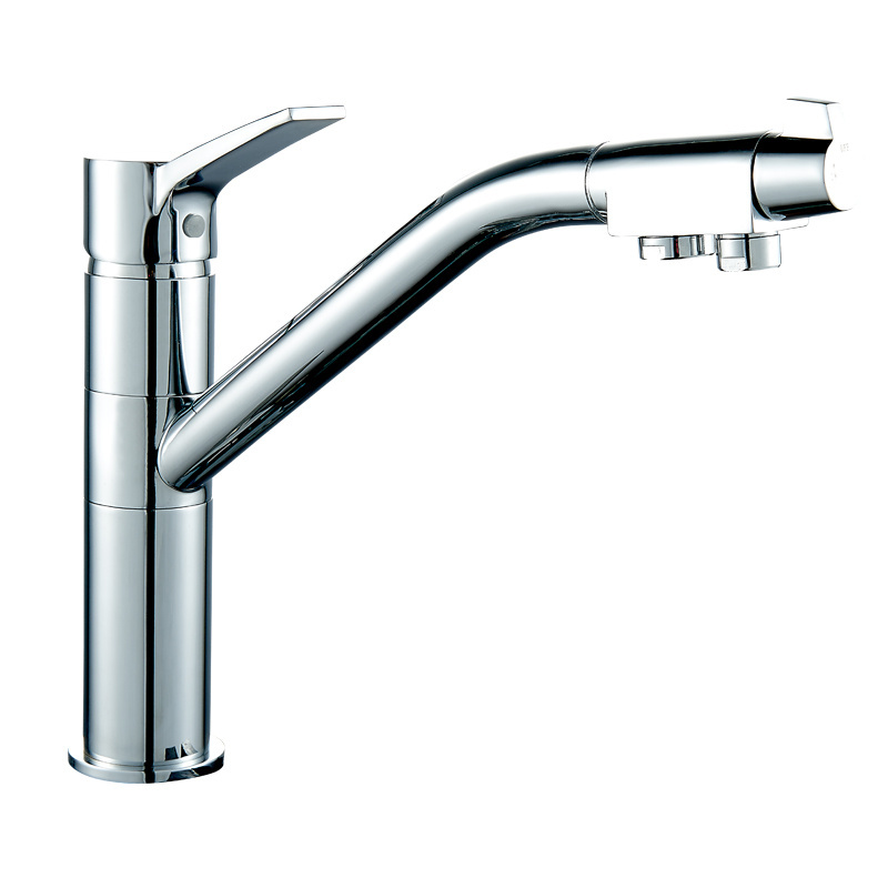 Factory Direct Sales Brass  3 way kitchen sink faucet For  Drinking Water Supply