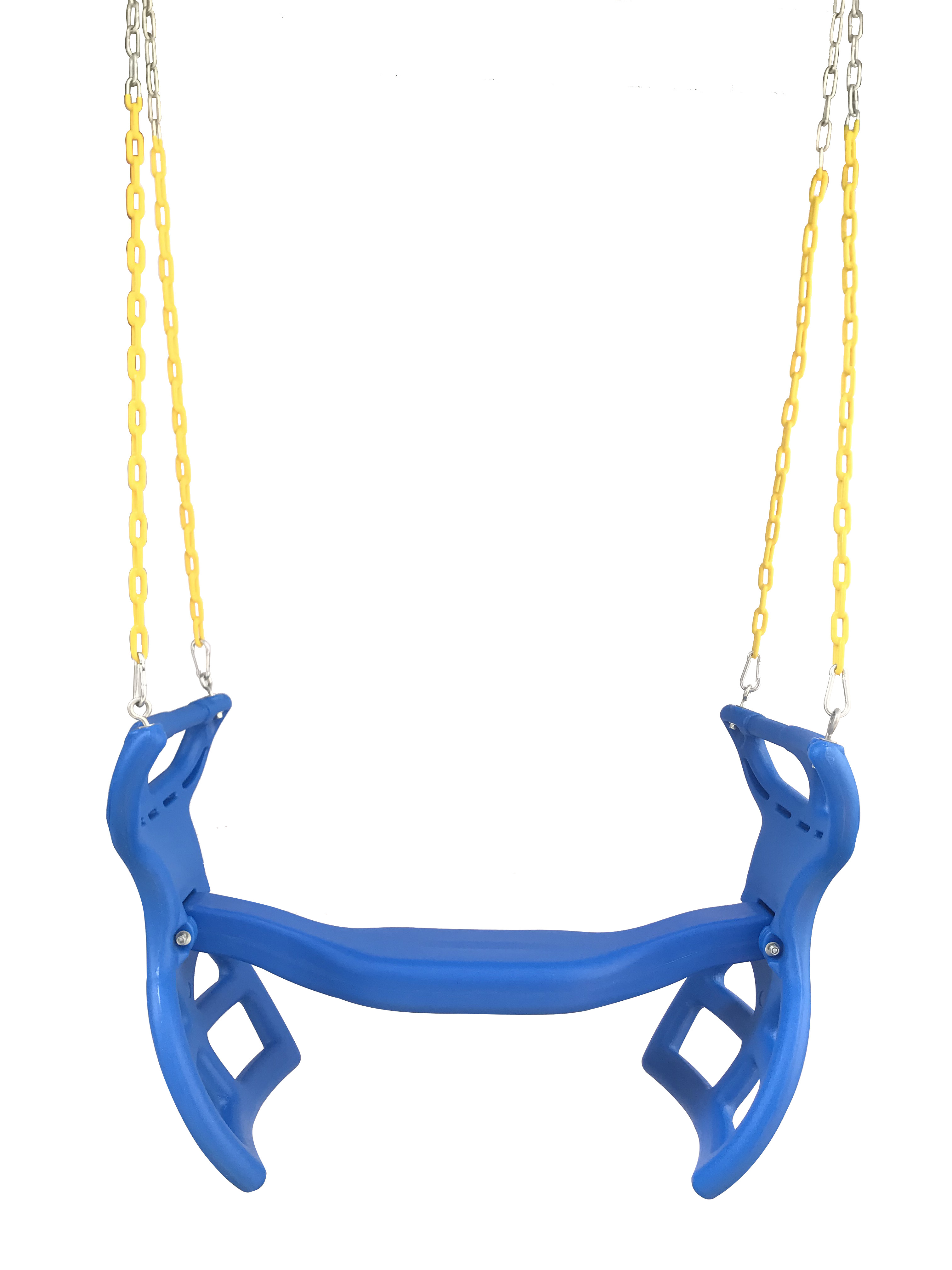 The dual ride glider swing Creative Playthings Kids Swing Back-To-Back Glider Accessory with Chain