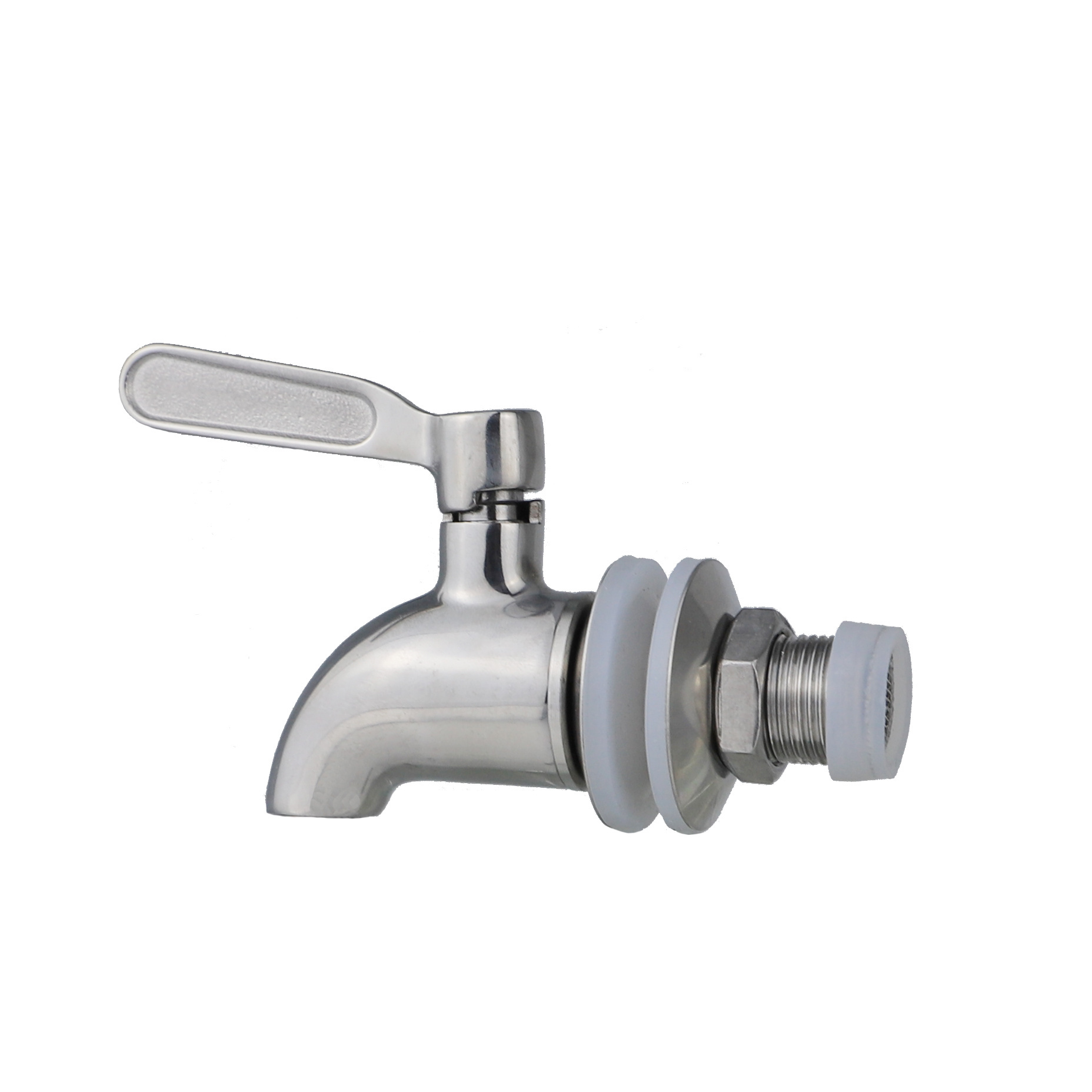 Beverage Dispenser Replacement Spigot Stainless Steel Polished Finished, Drink Dispenser Wine Barrel Spigot/Faucet/Tap