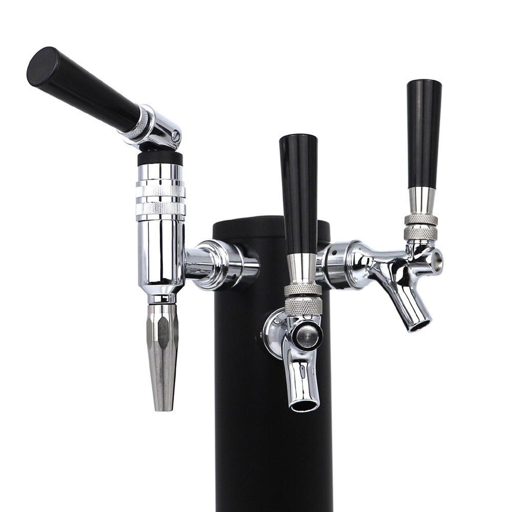 Food Grade Stainless Steel 304L Nitro Coffee Stout Beer Tap Faucet for Bar Keg Tower Draft Beer Drink Dispensing Equipment