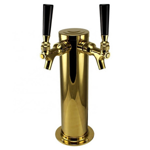 Beer Accessories Stainless Steel 2 Hole Beer Taps Faucet Drink Dispenser Beer Tower