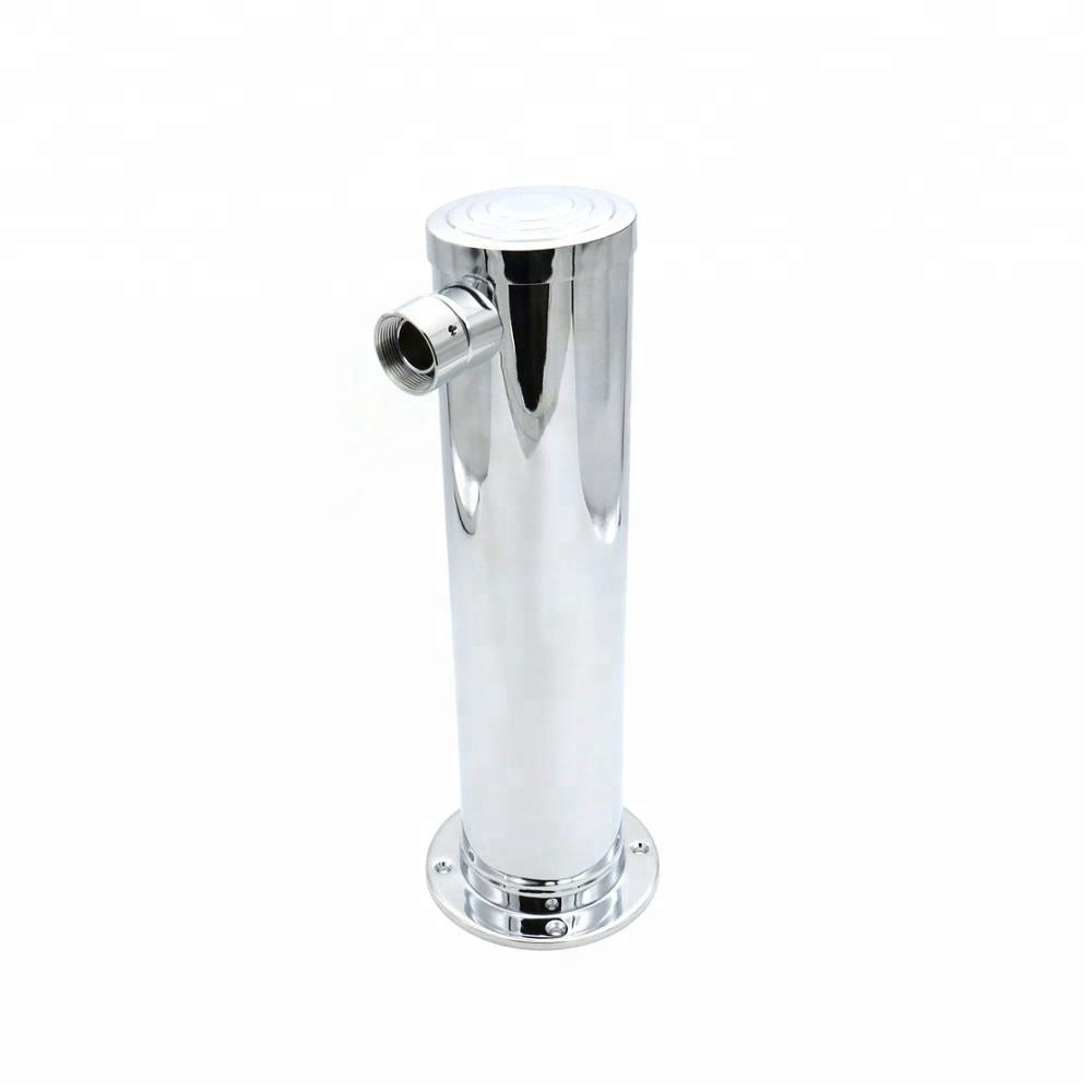 Homebrew beverage distribution parts stainless steel draft beer tower drink dispenser with beer tap