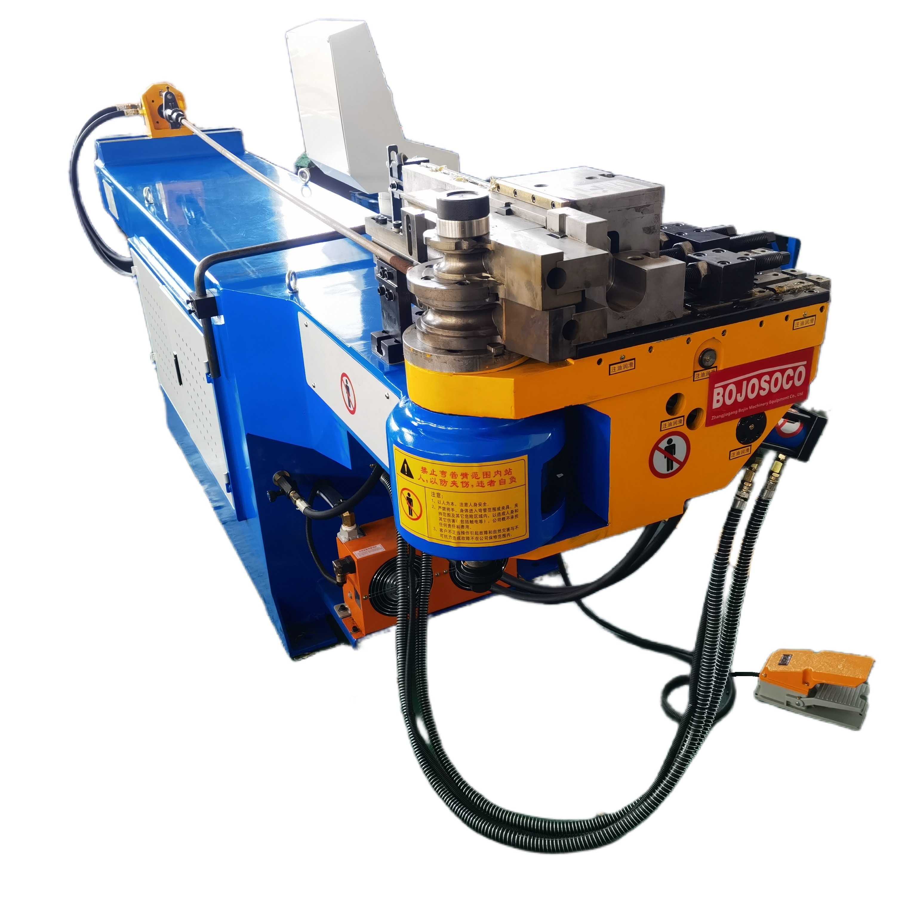 DW50NC Semi Automatic Hydraulic Pipe Bending Machine Copper Tube Bending Machine Steel rod pipe bender