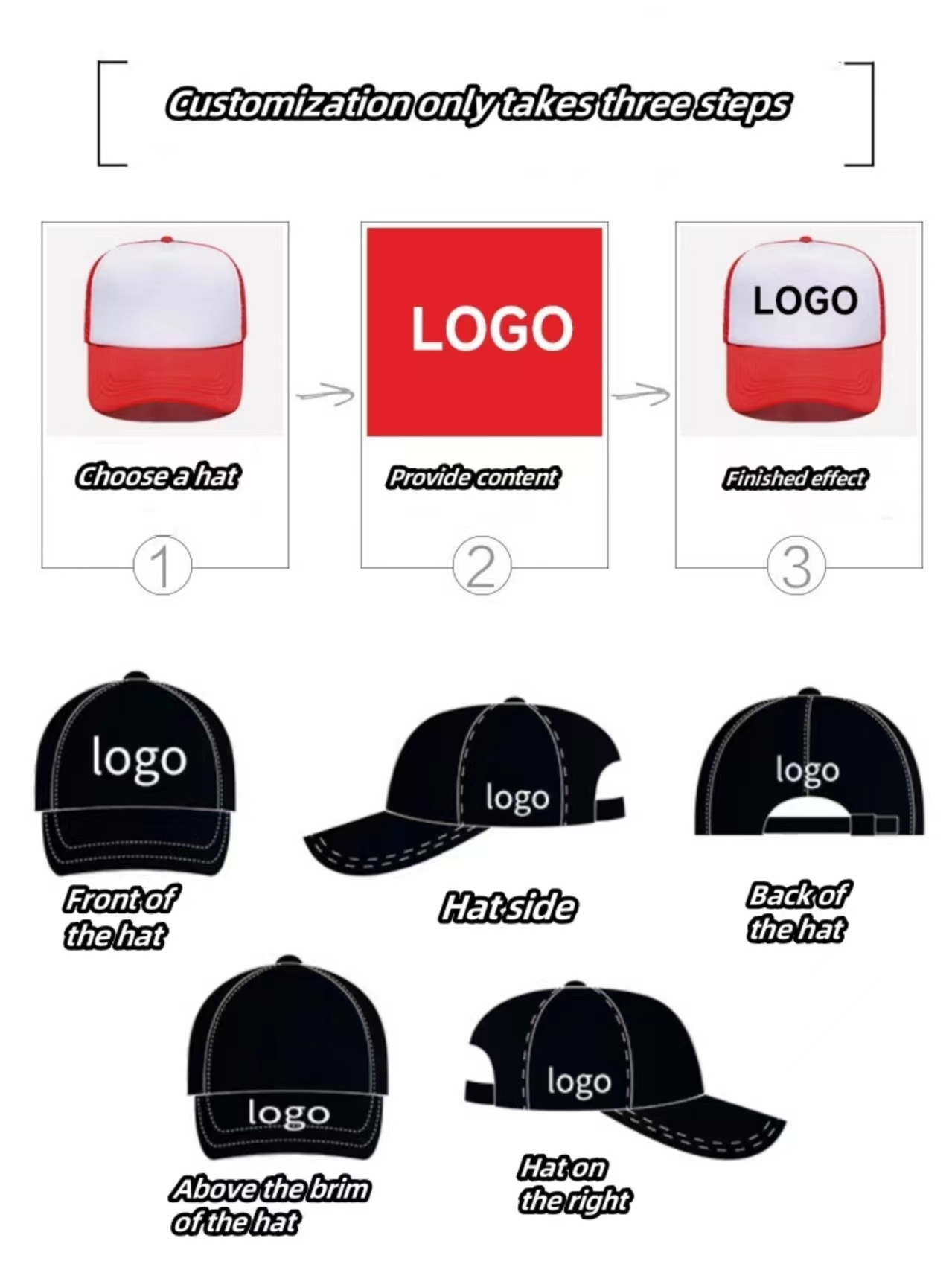 Hiking Fishing Breathable Outdoor Baseball Sunscreen Sunshade Truck Hat With Customized Logo