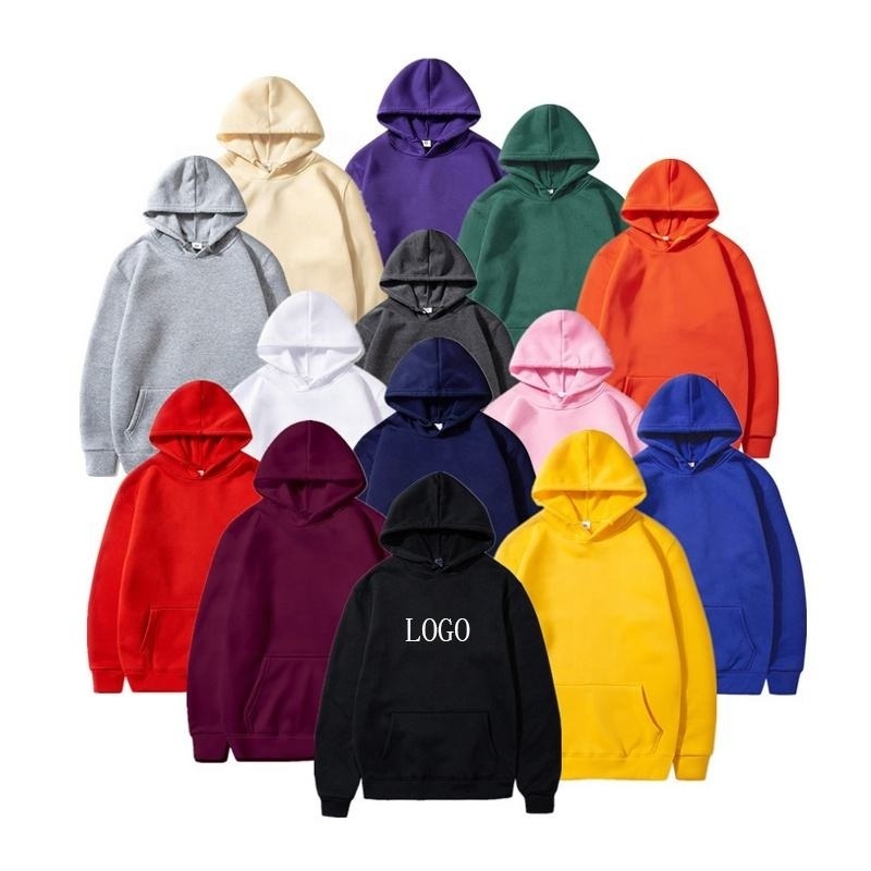 Wholesale Custom Logo Oversize Printed Embossed Sublimation Men Streetwear Pullover Unisex Blank Hoodies