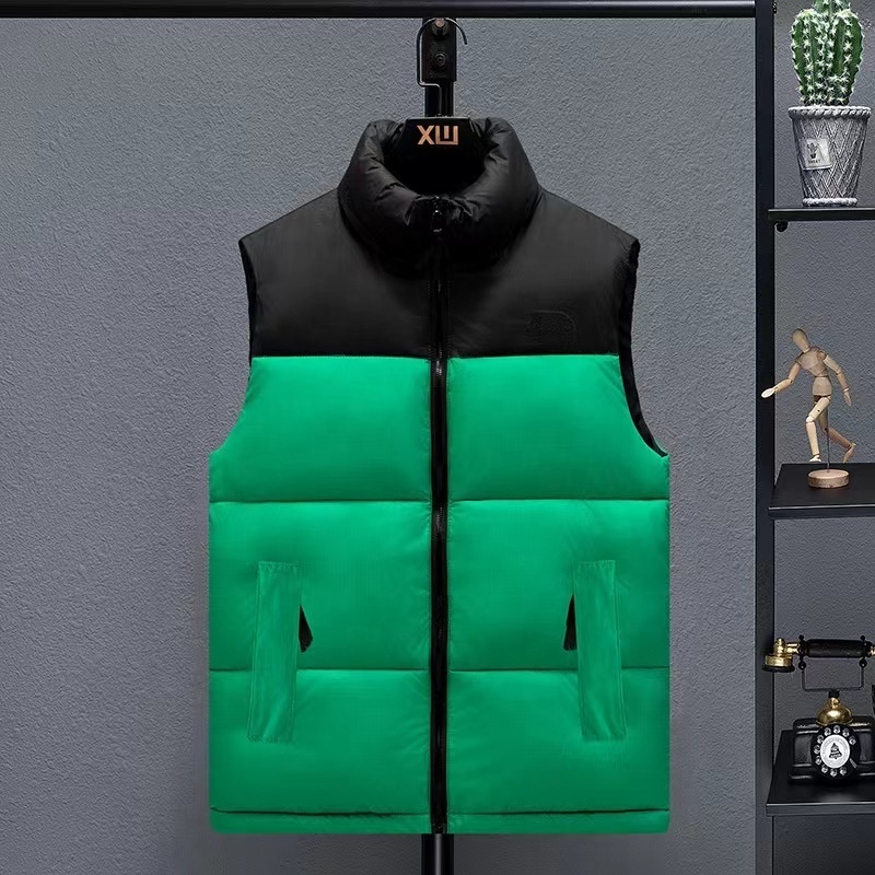 2022 Hot Sale High Quality Orange Outdoor Sleeveless Padded Puffer Vest For Man