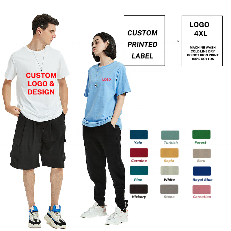 Wholesale Custom Print  DIY Design Web Free Size White Blank Oversized Plain Mens Sublimation T Shirt