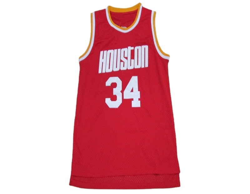 Wholesale Basketball Jersey Hakeem Olajuwon Throwback Jerseys #34 Classics Retro Stitched Usa Basketball shorts