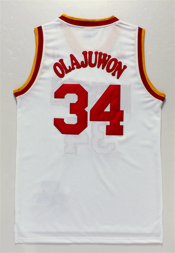 Wholesale Basketball Jersey Hakeem Olajuwon Throwback Jerseys #34 Classics Retro Stitched Usa Basketball shorts