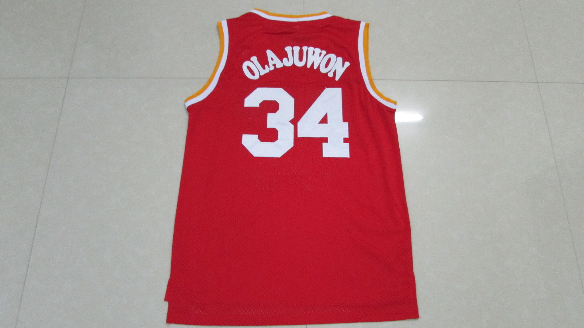 Wholesale Basketball Jersey Hakeem Olajuwon Throwback Jerseys #34 Classics Retro Stitched Usa Basketball shorts