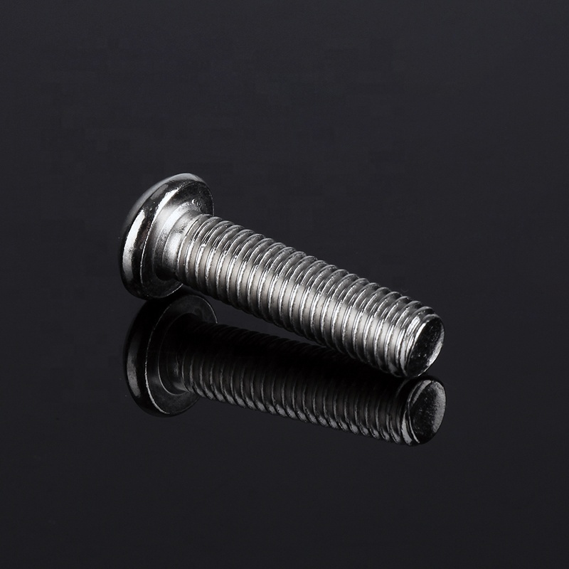 High Tensile Hardware Metal Bolt Fasteners Big Flat Mushroom Head Bolt Umbrella Screws Hex Socket Round Button Head Screw