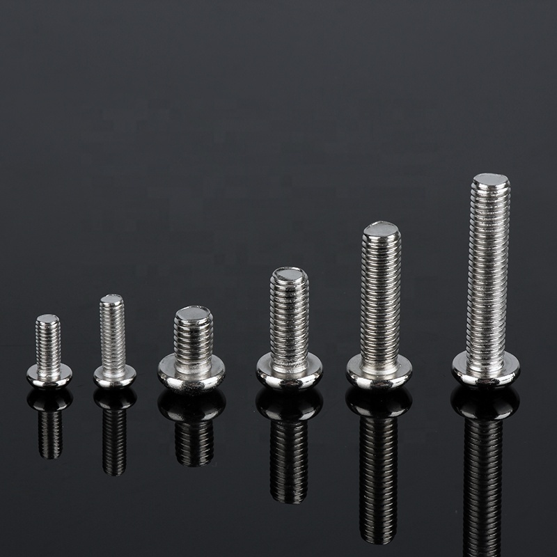 High Tensile Hardware Metal Bolt Fasteners Big Flat Mushroom Head Bolt Umbrella Screws Hex Socket Round Button Head Screw