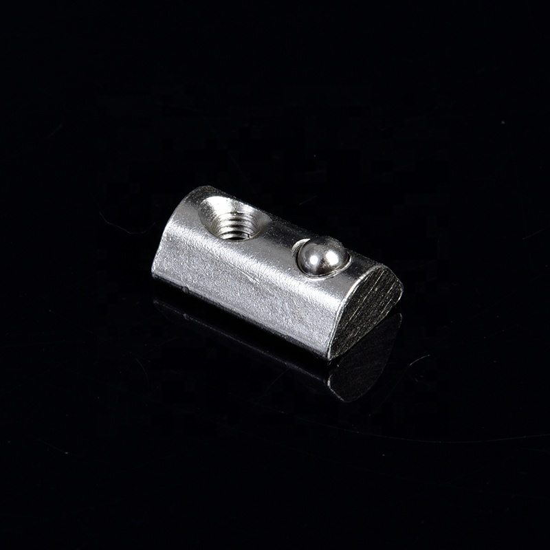 European Standard T Clinch Thread Insert Hammer Hardlock Slot Bolt Nut M8 Self Locking Square Fasteners Spring Nut