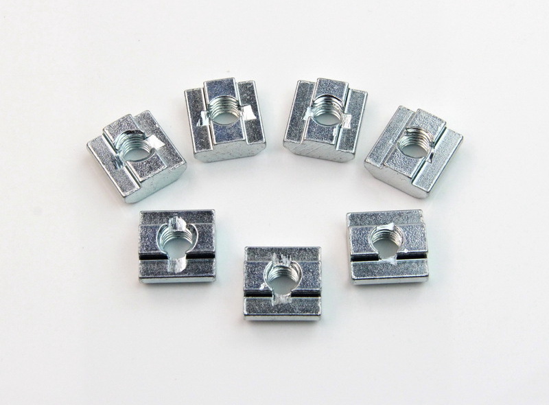 European Standard Fasteners Cage Screw Weld Self Locking Nut 18-8-M8 Carbon Steel Sliding Square Nut