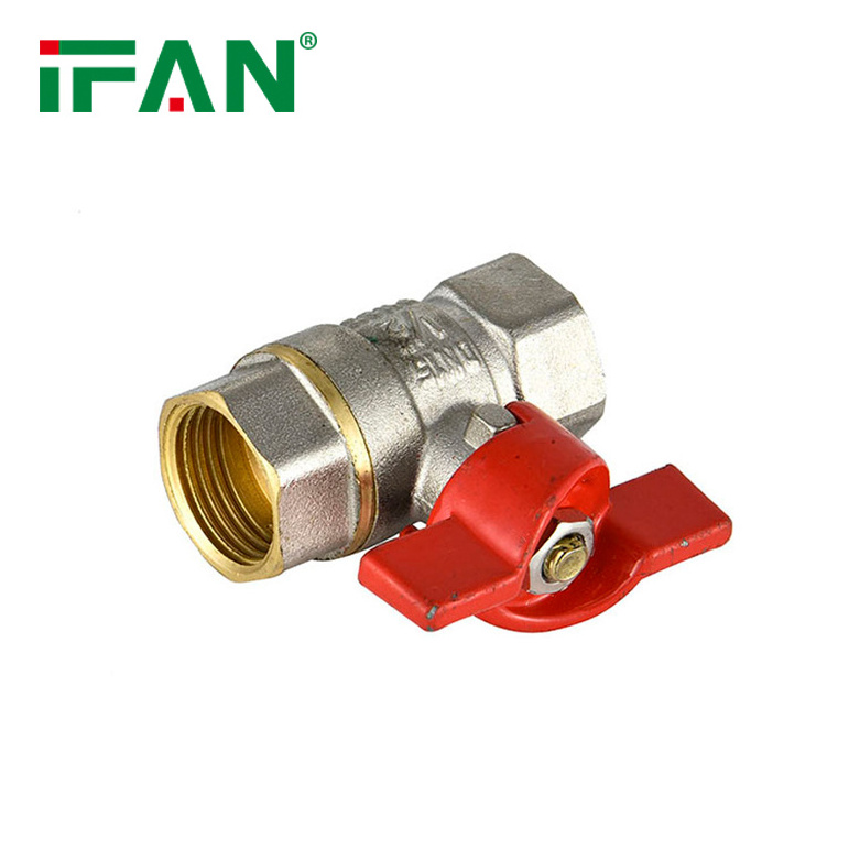 IFAN High Pressure 1/4'' 2 Inch 3 Way Water Ball Valves Union Lockable Forged Brass Ball Valve