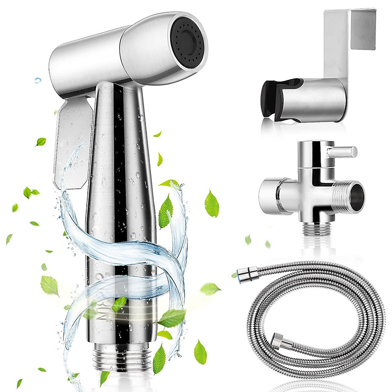 IFAN Chrome-Plated Brass Bidet Sprayer Toilet Bidet Sprayer Shattaf Toilet Bidet