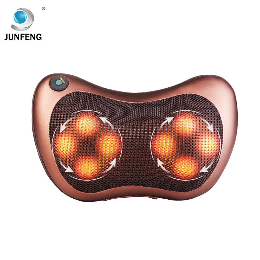 electric neck and shoulder massager machine neck pillow Heat car massage pillow seat cushion heated seat cushion