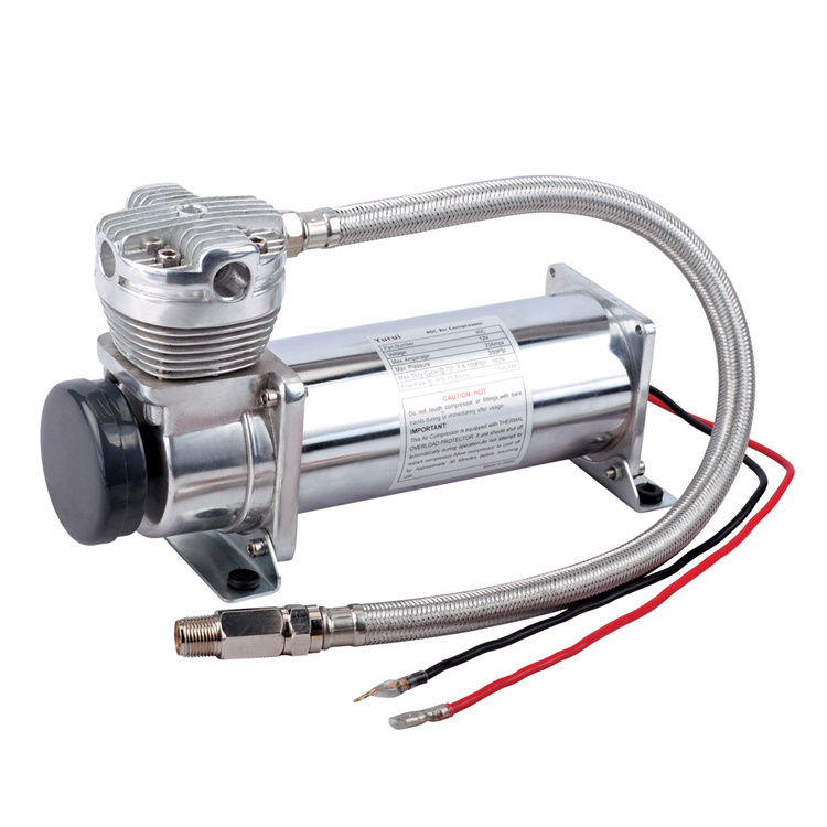 Car on-board Airmatic truck and trailer metal air ride suspension compressor Pump For jeep