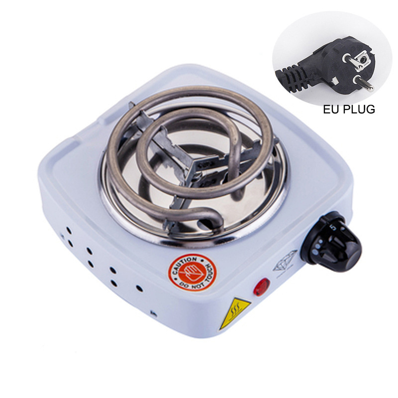 Electric 500W Charcoal Heater Stove Mini Stove Hot Plate Home Heater with Indicator Light and Non-Slip Rubber feet mini stove