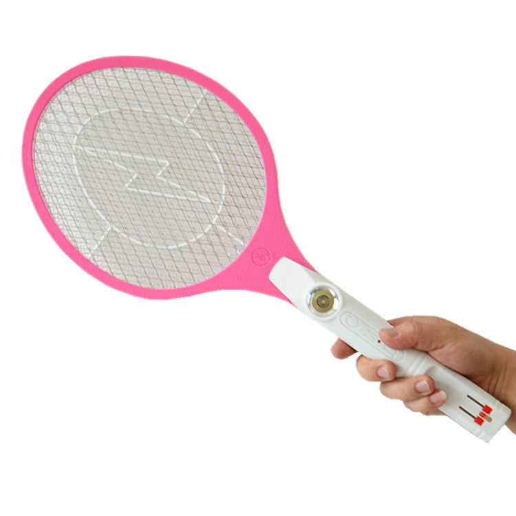 high quality electronic mosquito killer bat fly swatter Handheld Bug Zapper Racket with flashlight