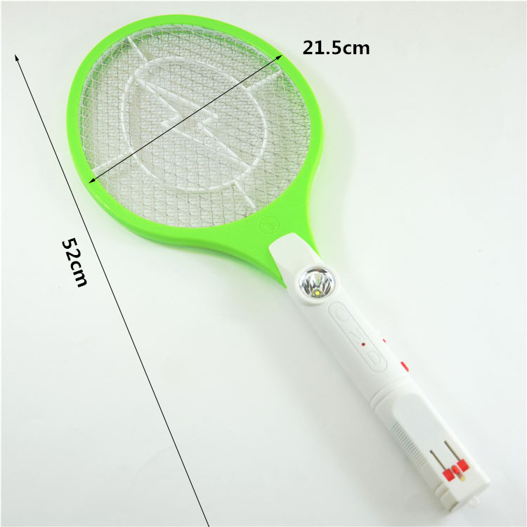 high quality electronic mosquito killer bat fly swatter Handheld Bug Zapper Racket with flashlight