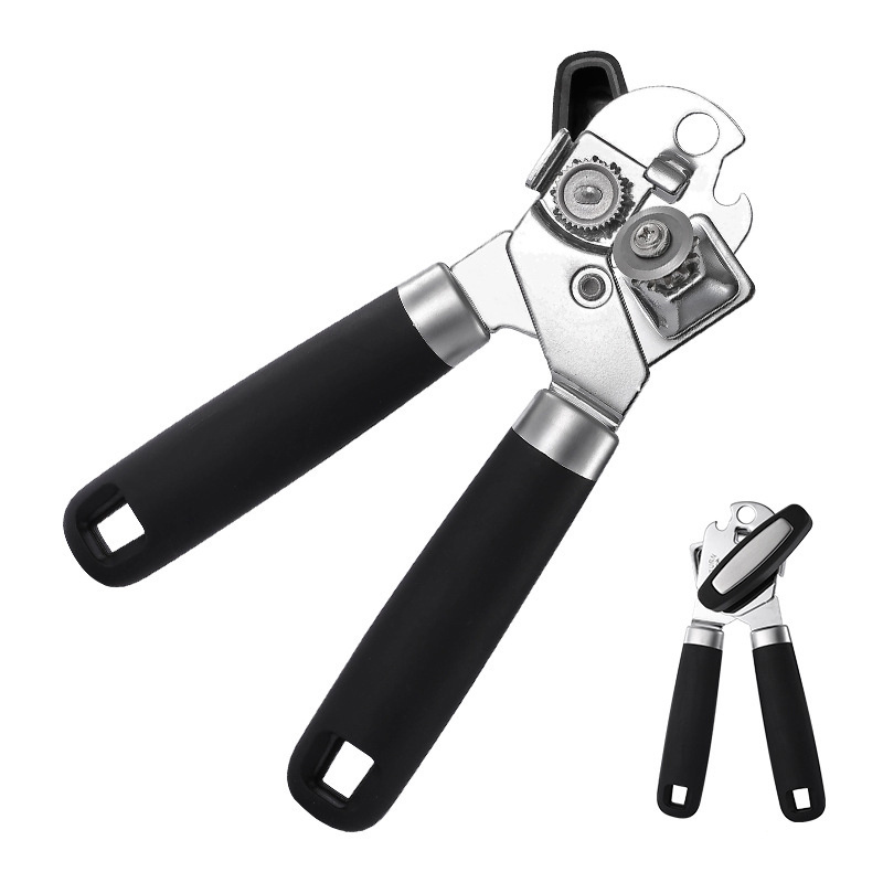 Tin-opener Cork screws Multifunctional Stainless Steel Heavy Duty Ergonomic Durable Hand Grip Smooth Edge Cut Manual Can Opener