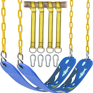 Swing Seat, Heavy Duty Swingset Accessories w/ & Hanging Straps Snap Hooks for Kids Adults